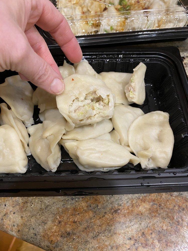 Steamed Dumplings · Pork dumplings.
