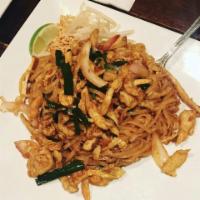 Pad Thai · With your choice of protein.