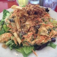 Chicken Curry Salad · Grilled marinated all-natural chicken breast in yogurt-curry sauce, turmeric brown rice, car...