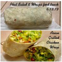 Asian Grilled Chicken Wrap · 