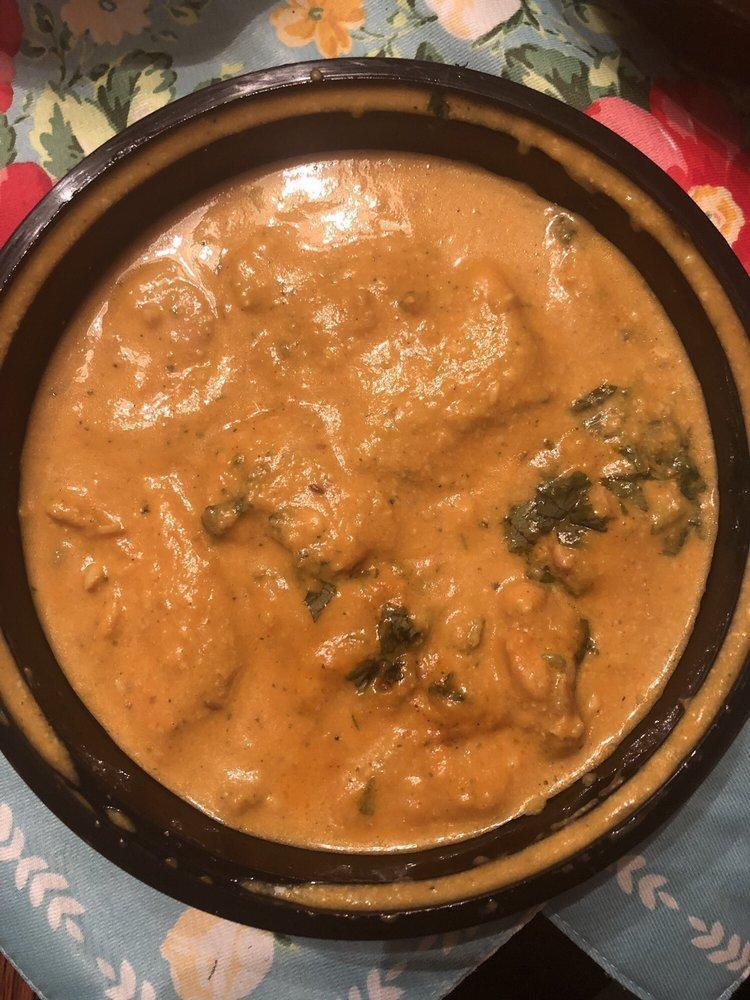 Chicken Korma · Chicken cubes cooked in a rich almond sauce.