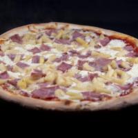 Hawaiian Pizza · Pineapple, Canadian bacon, and bell peppers.