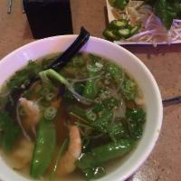 Spicy Seafood Pho · 