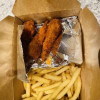 Vegan Chicken Box · 4 Vegan Drummies and Fries - Available in BBQ, Buffalo, Thai Chili, and Fried
Please write p...