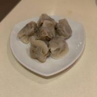 Duck Meat with Mushroom Dumpling · 
