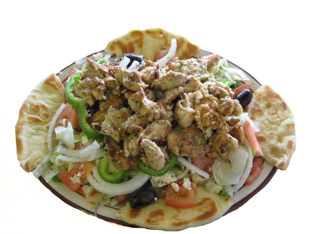 Greek Chicken Salad · Please specify the dressing of your choice
Ranch, thousand island, Italian, Blue Cheese, oil and vinegar