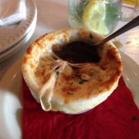 French Onion Soup · House made onion soup, croutons and melted blended cheese.