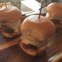 Cheddar and Bacon Meatball Sliders · 