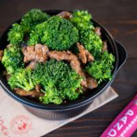 Broccoli Beef · A classic favorite. Tender beef and fresh broccoli in a ginger soy sauce.