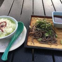Soba · Buckwheat noodle in clear broth.  