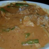 Red Curry · Your choice of meat in spicy red curry paste with eggplants, green beans, bamboo shoots, and...