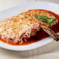 Veal Chop Parmigiana · 