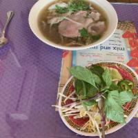 Vermicelli with Yellow Noodle Soup · 