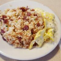 Lup Cheong Fried Rice · 