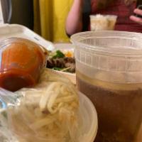 Pho Tai Chin, Bo Vien Beef and Meatball Pho · 