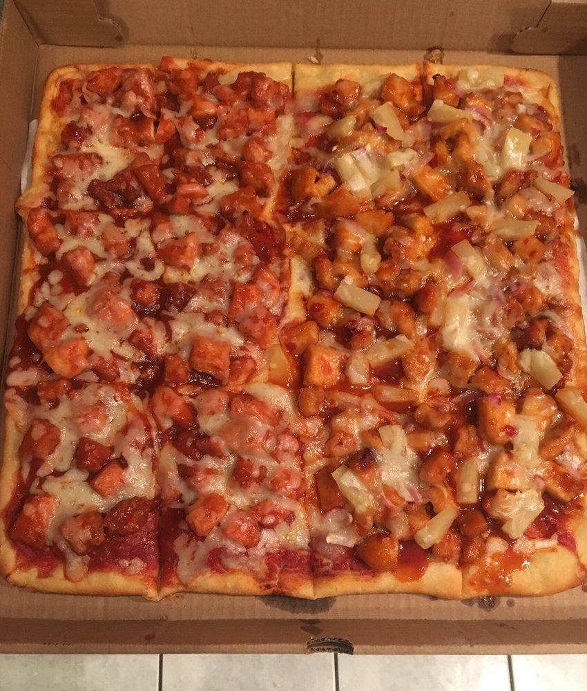 BBQ Chicken Pizza · Tender chicken sauteed in a butter and BBQ sauce.