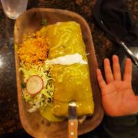 Loco Burrito · Asada, al pastor, chorizo or pollo. 2 lb. burrito filled with your choice of meat asada, pol...