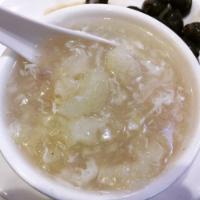 Fish Maw with Crabmeat Soup · 