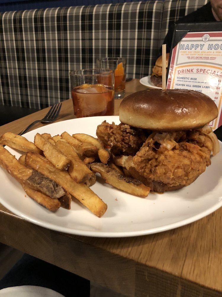 Fried Chicken Burger · 