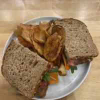 Rainbow Veggie Sandwich · 