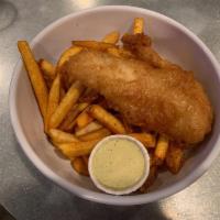 Fish and Chips · Crispy or Grilled flakey whitefish served with housemade tartar sauce and fries.

*Crispy Fr...
