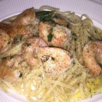 Shrimp Scampi · A classic butter and garlic sauce over pasta.