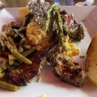 Char-grilled Baby Lamb Chops · 