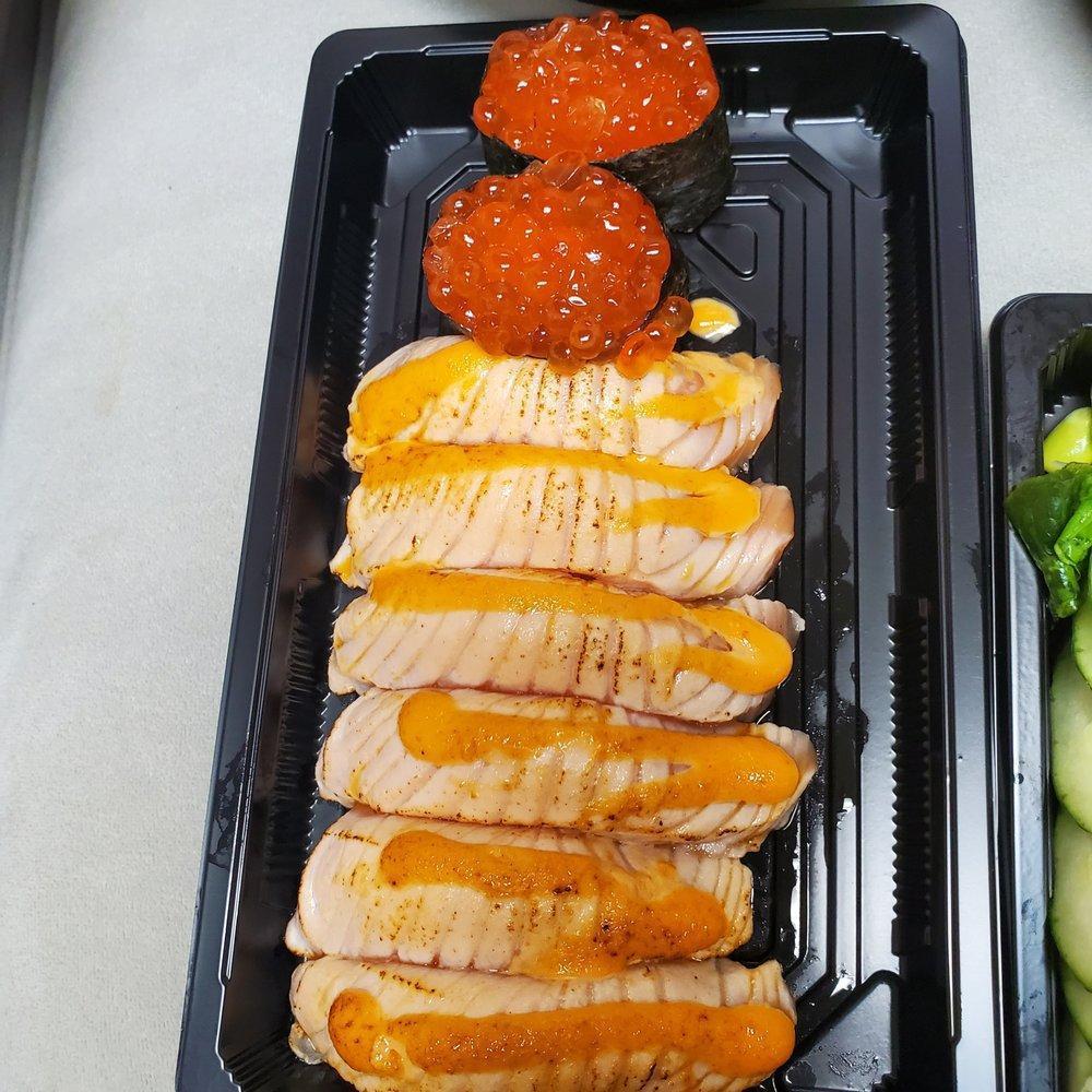 Seared Salmon Nigiri · 