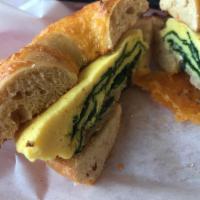 Spinach and Mushroom Eggwich · 