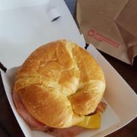 Bacon Croissant Sandwich · 