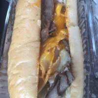 The Big Dipper · 2 x the meat. Tender roast beef and roasted turkey served with melted Swiss and cheddar chee...
