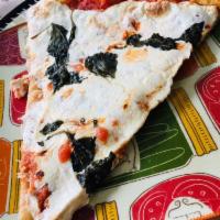 Margherita Pizza · Fresh mozzarella, basil and tomato sauce. 