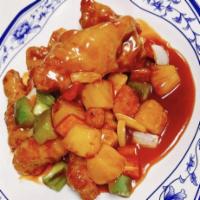 Sweet and Sour Chicken. · 