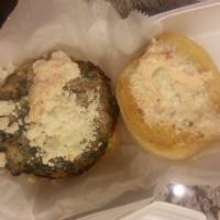 Spinach Burger · A special blend of ground turkey and chopped spinach, mixed with mozzarella, and topped with...