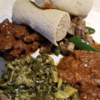 Tibs · Ethiopian beef tibs, known as siga tibs, are an Ethiopian version of fajitas, seasoned with ...