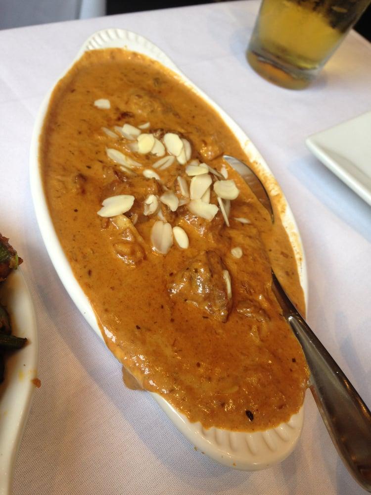 Lamb Korma · Lamb cooked in mildly spiced cream sauce with nuts.