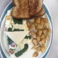 Skinny Spinach Omelet · 