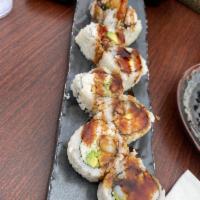 Shrimp Tempura Avocado Roll · 