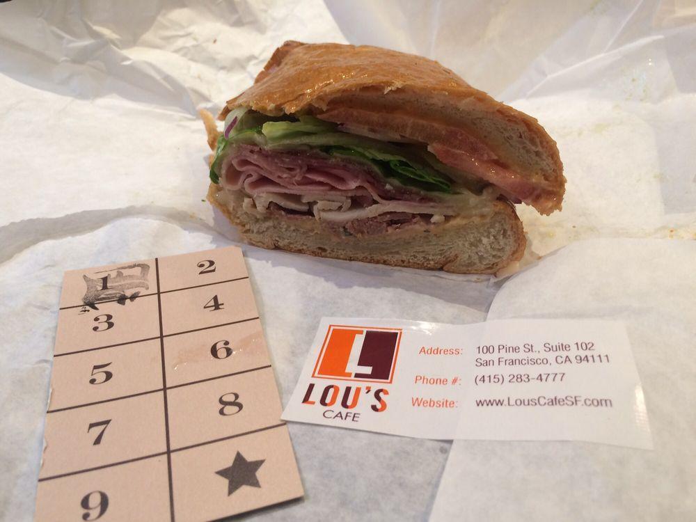 Lou's Cafe · Soup · Kids Menu · Sandwiches · Salad