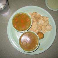 Sambar · Annapurna special. Aromatic soup made with lentils and vegetables with special spices. A mus...