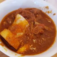 Andhra Goat Curry · Annapurna special. Traditional goat curry cooked with special spices from Andhra region in I...