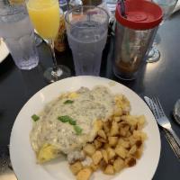 Biscuit and Gravy Omelet · 