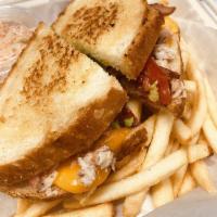 Crabby Grilled Cheese Sandwich · 