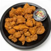 15 Pieces Boneless Wings · Make no bones about it. Our lightly breaded boneless wings are 100% all white meat.