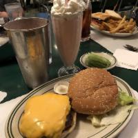 Cheeseburger · Choice of cheese. Mel's choice ground chuck has no additives or preservatives and is deliver...
