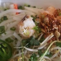 Shrimp Crab Udon Noodle Soup · 