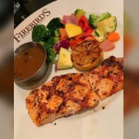Wood Grilled Salmon · 