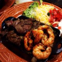 Fajitas · Sauteed Onions, Mixed Peppers with Pico De Gallo, Guacamole, Mexican Crema, Mexican Cheese. ...