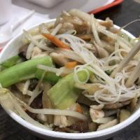 Cabbage Rice Noodle Soup · 