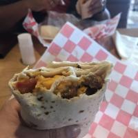 Bean Chicharron Burrito · 